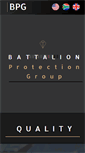 Mobile Screenshot of battalionprotectiongroup.com